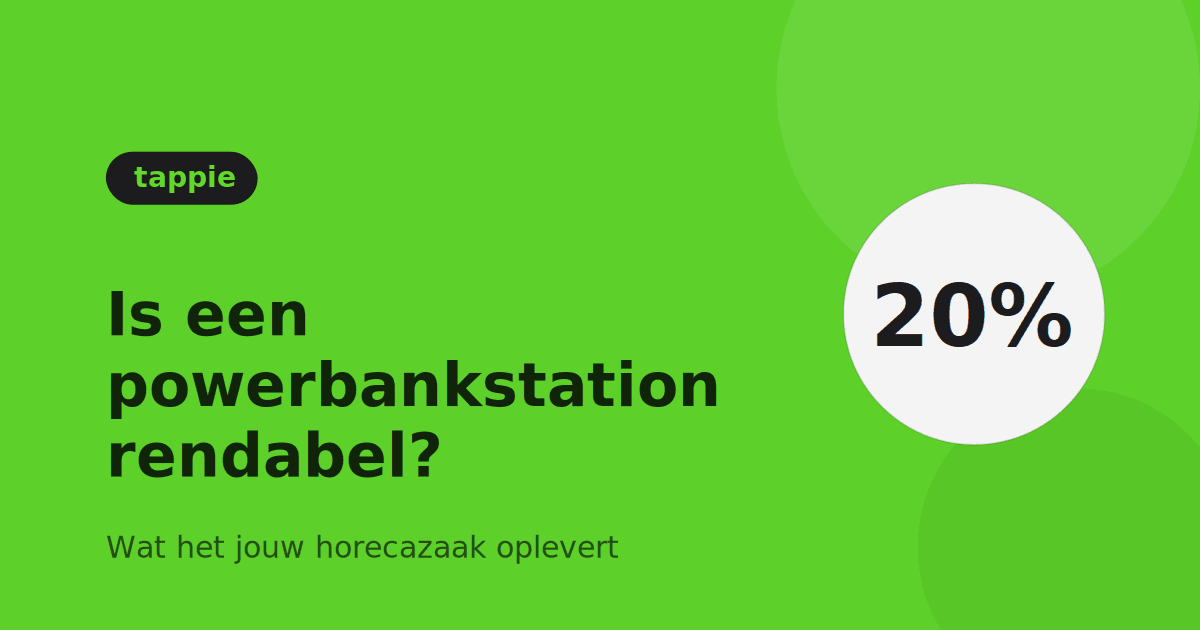 Lohnt sich eine Powerbank-Station für Ihren Gastronomiebetrieb