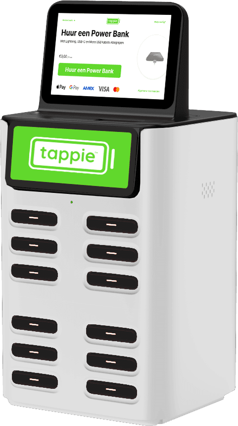 Tappie XL Powerbank-Station mit Bildschirm