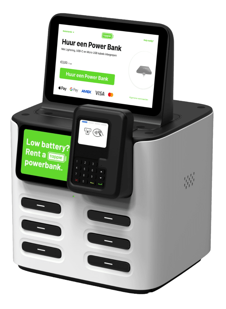 Tappie Powerbank-Schrank von 30 × 30 Zentimetern