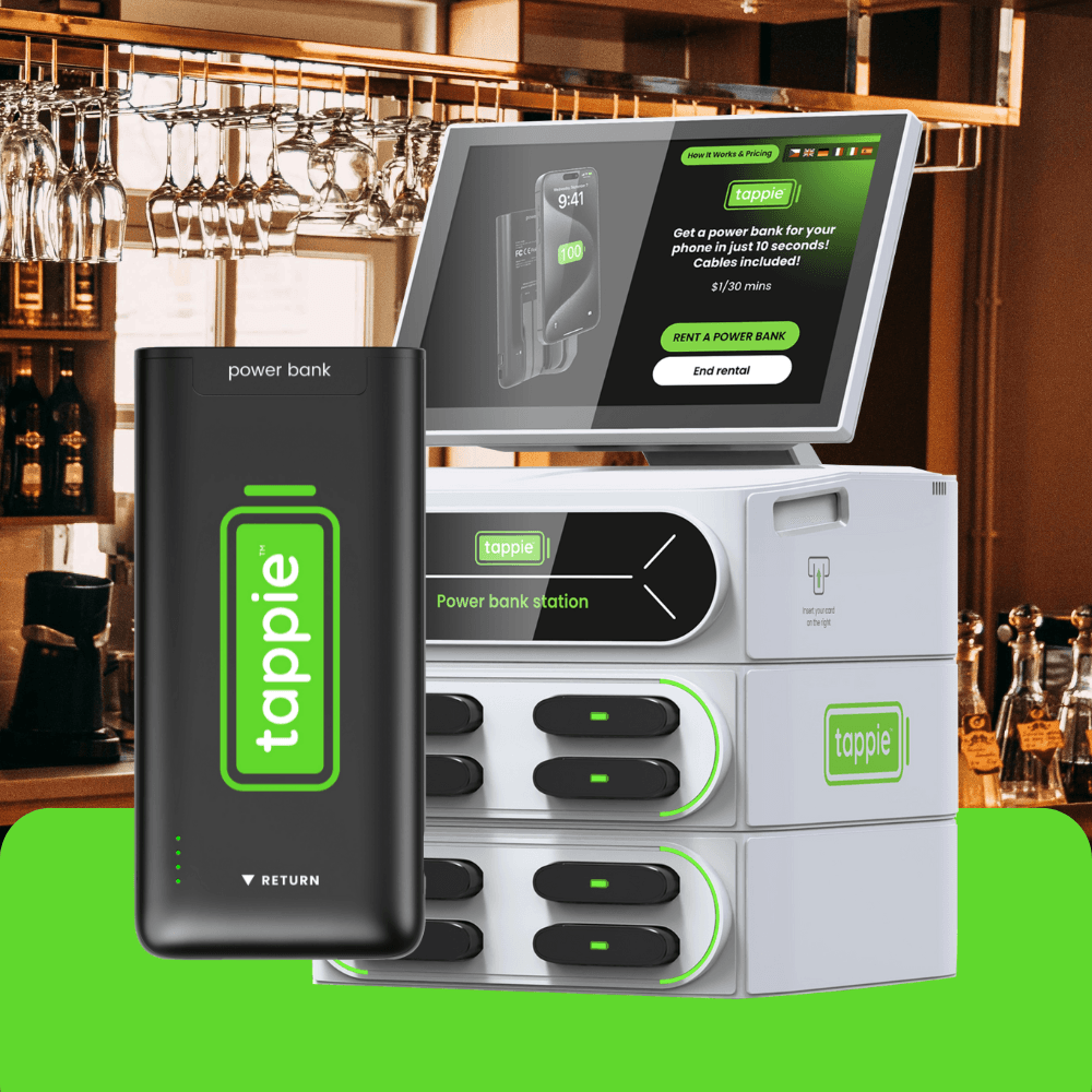 Powerbank-Station Gastronomie