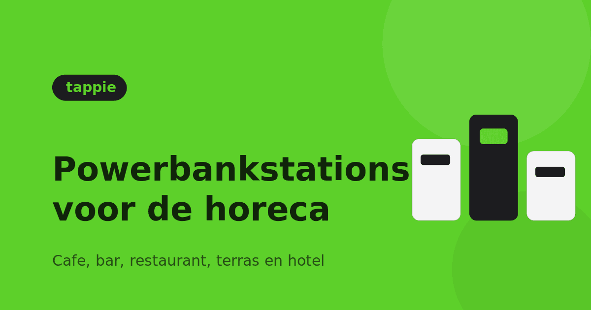 Powerbank-Station für die Gastronomie — Tappie Ladestation